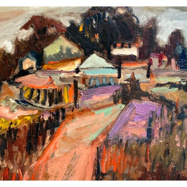 Jean Krillé’s paintings are known for their expressive use of color and dynamic, abstract forms, blending realism with...