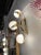 2000 - 2009 Modern Murano Brass & Glass Ball Form Sconces - A Pair For Sale - Image 5 of 6
