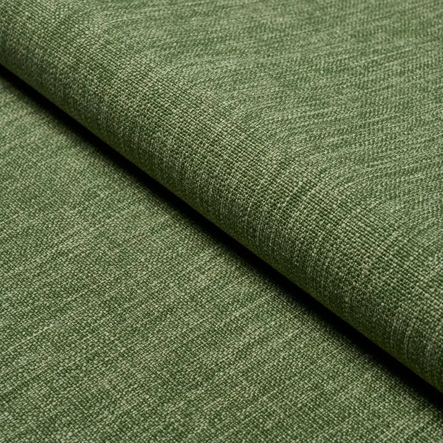 SAMPLE - Schumacher Archie Indoor/Outdoor Fabric In Green For Sale