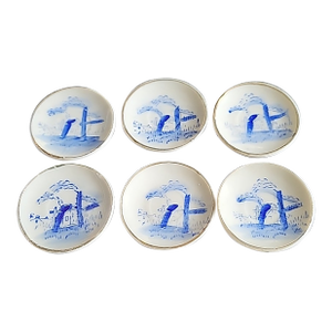 Vintage Artmark Miniature Dollhouse Plates Ceramic