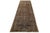 Tribal Antique Mahal Runner Rug – Distressed Terracotta & Muted Blue Wool For Sale - Image 3 of 9