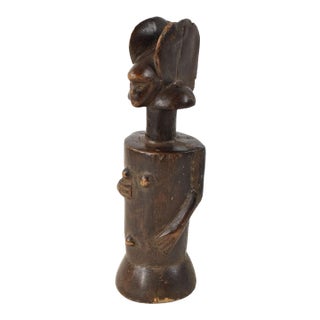 Early 20th Century Nyamwezi Miniature Wood Figure Tanzania For Sale
