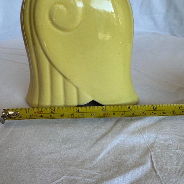 Mid 20th Century Art Deco Vase Yellow Belle Kogan for Fredericksburg Arts Pottery Planter For Sale - Image 5 of 9