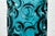 Mid-Century Modern Space Age Blue Bubble Glass Vase by Wilhelm Braun-Feldweg for Hirschberg, Germany, 1960s For Sale - Image 9 of 16