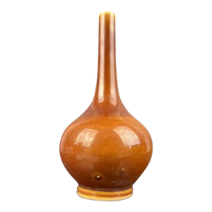 Vintage Chinese Porcelain Qing Dynasty Yongzheng Marked Flambé Glaze Porcelain Vase, Kiln Variation Glaze Ceramic Bottle