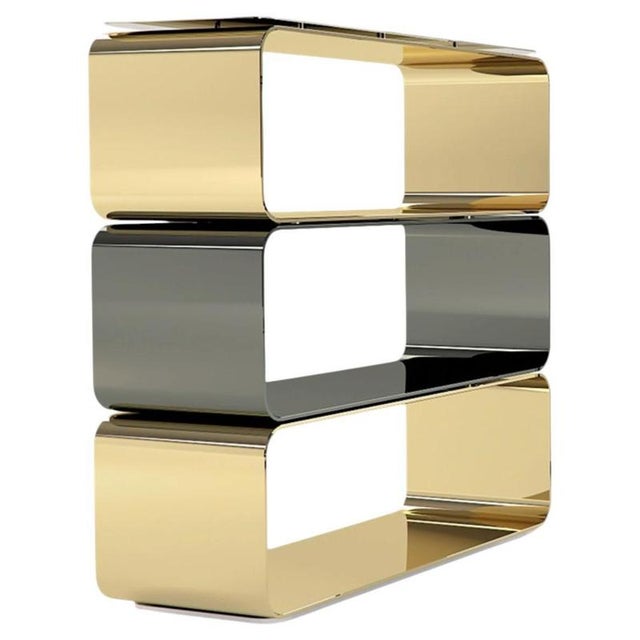 Brera A Bookshelf in Powder-Coated Aluminum by Altreforme For Sale - Image 10 of 10