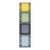 Handwoven Kilim Runner | 1'8" X 8'8" | Scandinavian-Inspired Color Block Design | Indian Flatweave Wool Rug For Sale