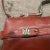 1970s Red Leather and Silvered Metal Italian Shoulder Bag For Sale - Image 11 of 12
