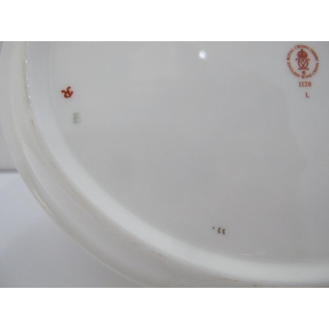 Royal Crown Derby 1128 Old Imari Bone China Full Miniature Tea Set & Oval Tray For Sale - Image 16 of 18