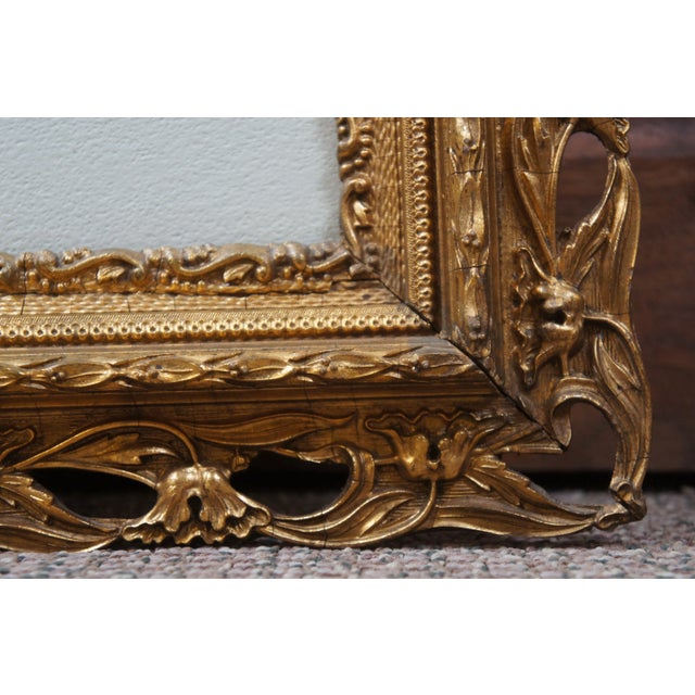 Antique Late Victorian Pastel Painting Portrait of Young Boy Marcel Goffena 25" For Sale - Image 6 of 13