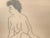 Mid-Century Modern Nude #6 Drawing by Jerry O'Day For Sale - Image 3 of 6