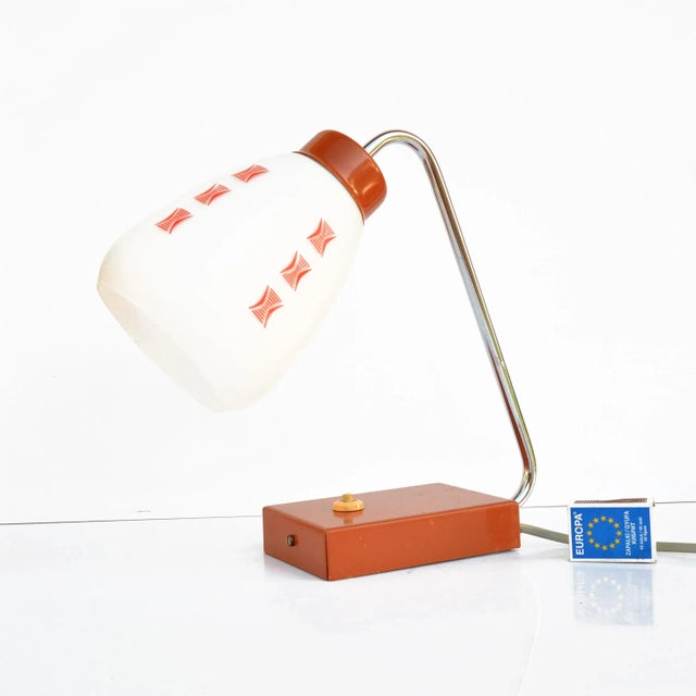 1960s Modern Table Lamp, Designed by J. Hurka, Lidokov, Czechoslovakia For Sale - Image 9 of 13