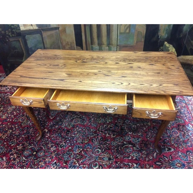 Pennsylvania House Vintage Desk, Oak Pennsylvania House Desk For Sale - Image 4 of 11