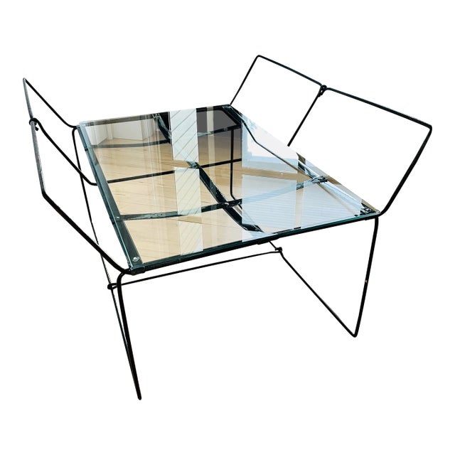 1970s Modern Industrial Coffee Table For Sale