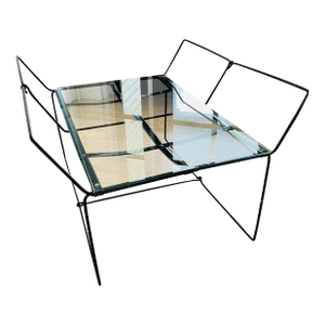 1970s Modern Industrial Coffee Table