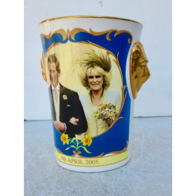 English Commemorative Cup Charles and Camilla 2005 For Sale - Image 3 of 10
