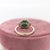 Green 3Ct Emerald Ring With Earth Mined Diamonds: Solid 14k Gold, Emerald Cut 10x8mm, Size 6.75 For Sale - Image 8 of 8