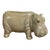 Small Vintage Ceramic Hippopotamus Figurine Planter For Sale