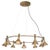 Metal Raw Brass Megafon 9 Ceiling Lamp by Jesper Ståhl for Konsthantverk For Sale - Image 7 of 7
