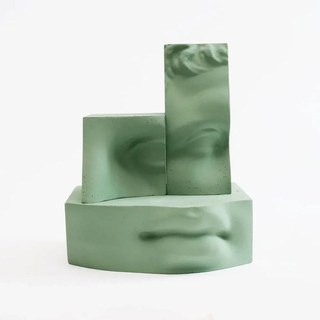 Hermes Green Concrete Sculpture For Sale - Image 6 of 9