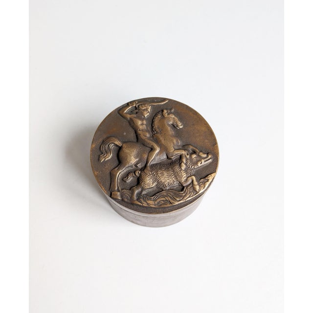 Blachian Bronze Art Box, 1970s For Sale - Image 9 of 11