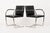Mid Century Black Brno Chairs by Mies Van Der Rohe for Knoll Set of 4 For Sale - Image 13 of 13