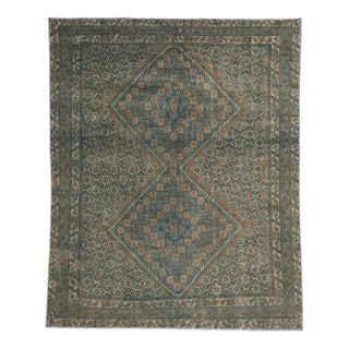 Early 20th Century Antique Persian Afshar Rug, 05'00 X 06'02 For Sale