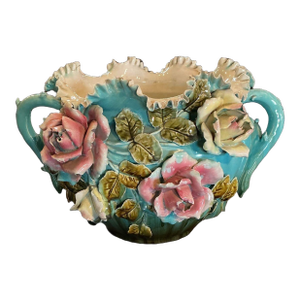 Large Majolica Jardiniere Circa 1900