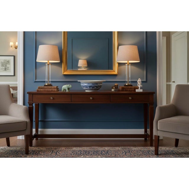 Large Antique 19th Century Chinese Blue and White Porcelain Censer Bowl 11 Inch For Sale - Image 11 of 11