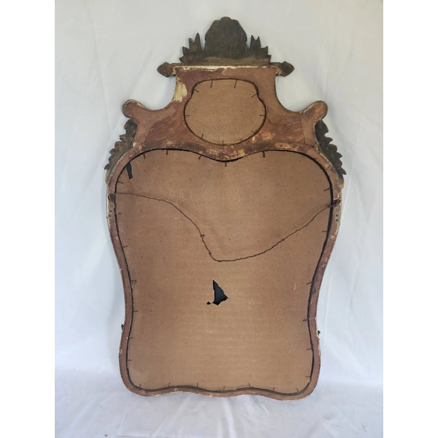 1940s Hand Painted Mirror For Sale - Image 9 of 12