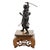 Japanese Bronze Sculpture of Samurai Warrior, 1890s For Sale - Image 3 of 7