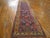 Persian 1900s Classic Blue Herati Pattern Antique Bidjar Hallway Runner Rug For Sale - Image 3 of 3