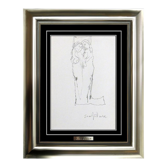 Mid 20th Century Idea for Sculpture, Jean Jansem For Sale