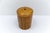 Japanese Bamboo Wicker Basket with Lid, 1950s For Sale - Image 4 of 9