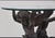 Ebony 1970s Bronze Cherub Foyer Table For Sale - Image 8 of 10