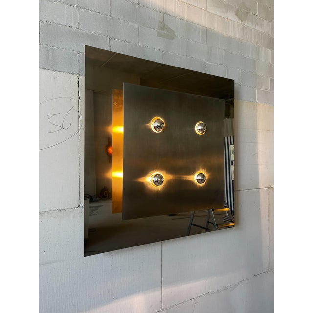 Screen Wall Lamp by Fabrizio Cocchia and Gianfranco Fini for New Lamp, 1970s For Sale - Image 11 of 15