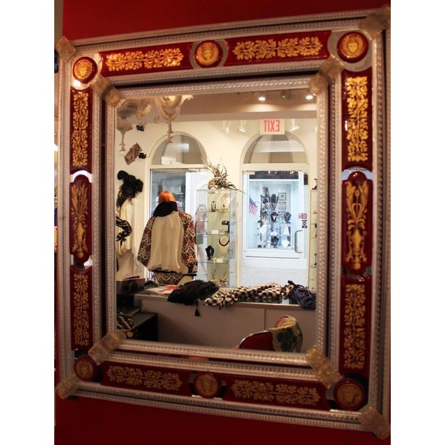 Mid 20th Century Fratelli Barbini - Gianni Versace Mirror For Sale - Image 5 of 6