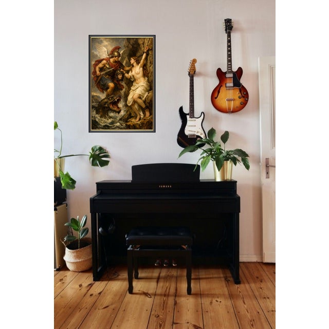 Atelier Aria Lumae Perseus and Andromeda Original Contemporary Fine Art Hahnemuhle Gallery Board Print Prestige Focal Panel 32 X 48 For Sale - Image 16 of 18