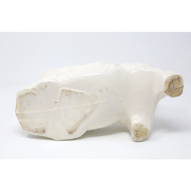 Vintage Ceramic Lamb Planter For Sale In Tampa - Image 6 of 9