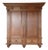 Antique Oak Baroque Armoire Wardrobe, Northern Europe, 1730 For Sale
