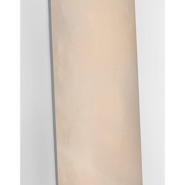 Modern Kelly Wearstler for Visual Comfort Signature Formosa 26" Linear Sconce in Alabaster and Polished Nickel For Sale - Image 3 of 7