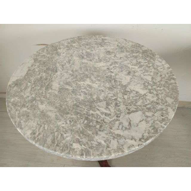 Marble Bistro Side Tables, Set of 4 For Sale - Image 10 of 18