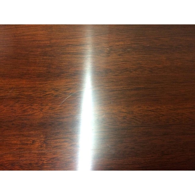 Brown 1980s Kittinger Furniture Buffet Sideboard, Inlaid Sideboard For Sale - Image 8 of 13