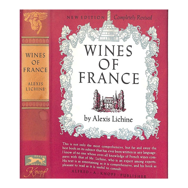 "Wines of France" 1958 Lichine, Alexis For Sale