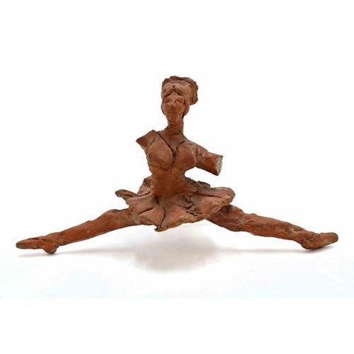 Sirio Pellegrini, Ballerina Sculpture, 1960s, Terracotta For Sale - Image 4 of 5