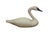 Realism Late 20th Century Rare Wildfowler Decoy Ny Hand Carved Wooden Tundra Swan Folk Art Figure 18" For Sale - Image 3 of 13