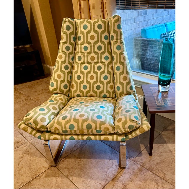 DIA - Design Institute America 1970s Cantilevered Lounge Chair by Design Institute of America For Sale - Image 4 of 7