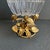 Mid 20th Century Vintage Italian Gilded Bowl With Lid Lidded Crystal Pedestal Candy Dish Gold Rose For Sale - Image 5 of 12