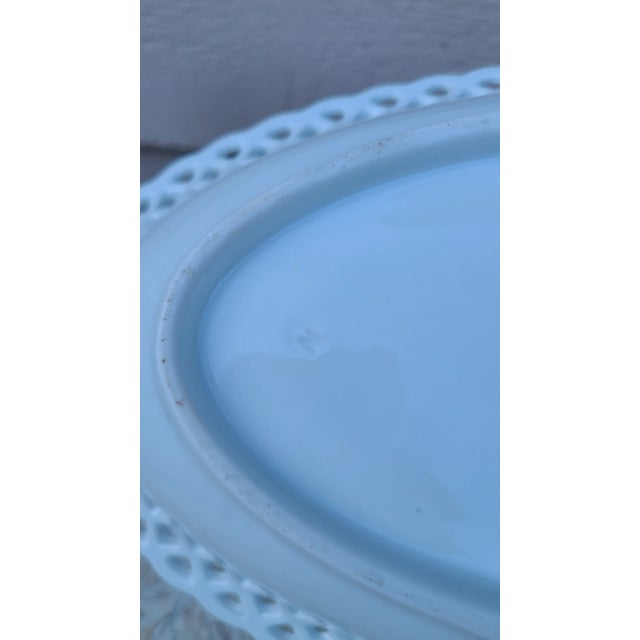 Orange LastChance!Vintage Schumann Bavaria Reticulated Bowl For Sale - Image 8 of 12