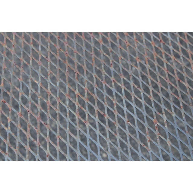 Vintage Wrought Iron Outdoor Coffee Table For Sale - Image 9 of 18